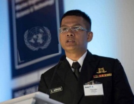 PEGAWAI TLDM DI MESYUARAT SUB-JAWATANKUASA INTERNATIONAL MARITIME ORGANIZATION (IMO), BANGSA-BANGSA BERSATU