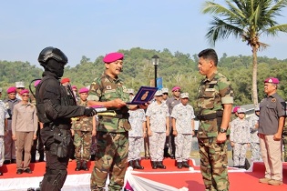 MAJLIS PENGANUGERAHAN BERET KEHORMAT PASKAL, PERASMIAN REMPUH HALANGAN DAN PENUTUP KURSUS ASAS PASKAL SIRI 73/23