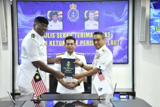 SERAH TERIMA TUGAS ASISTEN KETUA STAF PERISIKAN LAUT
