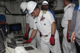 LAWATAN KERJA TIMBALAN PANGLIMA TENTERA LAUT KE LUNAS